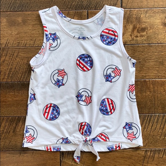 Patriotic Other - Patriotic Girls Shirt Size Small 6/6X